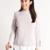 Brochu Walker Mock Neck Layered Pullover