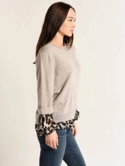 Brochu Walker The Layered Print Sweatshirt -Standrews Links Officials Store jer2660p lightchiaprintedcalt1