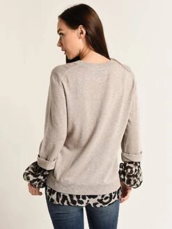Brochu Walker The Layered Print Sweatshirt -Standrews Links Officials Store jer2660p lightchiaprintedcalt2
