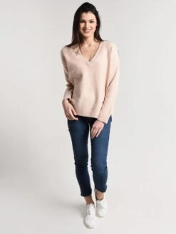 Jack Fair Warming V-Neck Sweater -Standrews Links Officials Store ji406429 vintagerosealt3