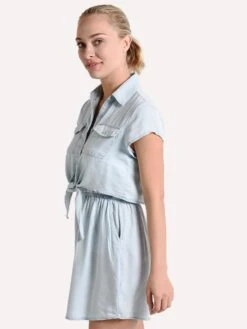 Jack Women's Chambray You Stay Dress -Standrews Links Officials Store jj108168 washedoutchambrayalt1