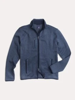 Johnnie-O Men's Bates Fleece Sweater -Standrews Links Officials Store jmjk1310 midnightalt1