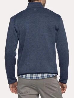 Johnnie-O Men's Bates Fleece Sweater -Standrews Links Officials Store jmjk1310 midnightalt2