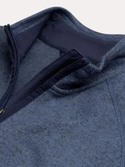 Johnnie-O Men's Bates Fleece Sweater -Standrews Links Officials Store jmjk1310 midnightalt3