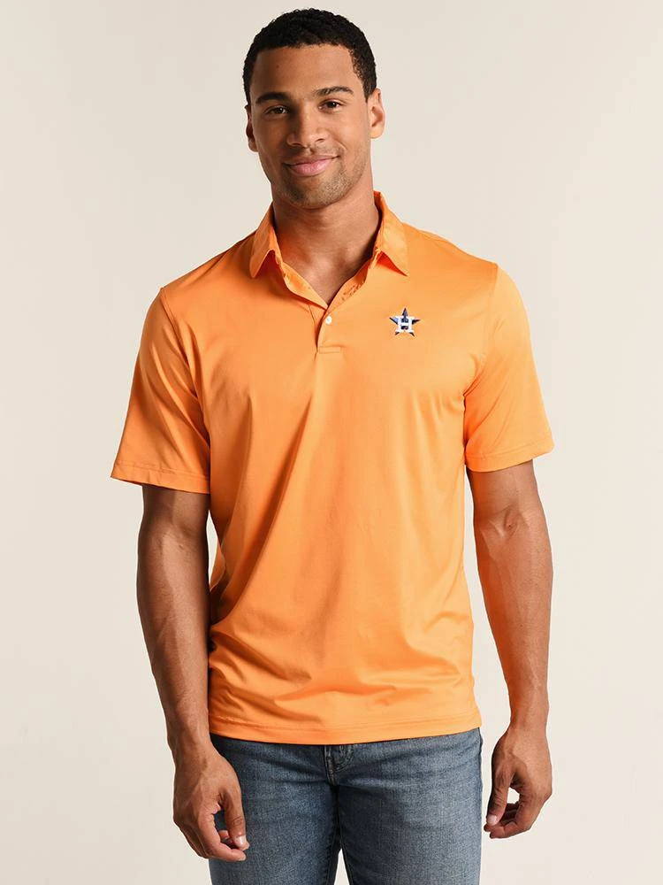 Johnnie-O Astros Birdie Prep-Performance Polo 2 Johnnie-O Astros Birdie Prep-Performance Polo - Image 2