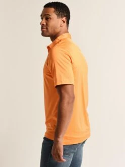 Johnnie-O Astros Birdie Prep-Performance Polo 7 Johnnie-O Astros Birdie Prep-Performance Polo -Standrews Links Officials Store jmpo1712ha orangealt1