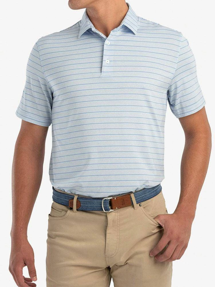 Johnnie-O Men's Kiawah Striped Prep-Formance Jersey Polo 2 Johnnie-O Men's Kiawah Striped Prep-Formance Jersey Polo - Image 2