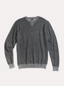 Johnnie-O Men's Elsinore Crewneck Sweater -Standrews Links Officials Store jmsw1120 charcoalalt2