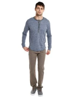 Grayers Todd Slub Henley -Standrews Links Officials Store k014s15bhr blueheatheralt1
