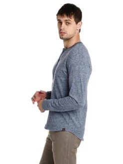 Grayers Todd Slub Henley -Standrews Links Officials Store k014s15bhr blueheatheralt2