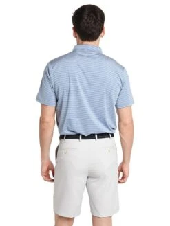 RLX Feed Stripe Airflow Polo -Standrews Links Officials Store k181jg09 taylorheather newenglandbluealt3
