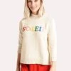 Chinti & Parker Cream Cotton Soleil Sweater