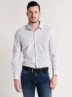 Mizen+Main Miller Shirt -Standrews Links Officials Store l 7032 blue whiteplaid e77631a5 91a0 4e9f 8ecb 2f076190e0a9