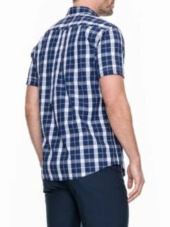 Rodd And Gunn Bradford Short Sleeve Shirt -Standrews Links Officials Store lp2716 navyalt1