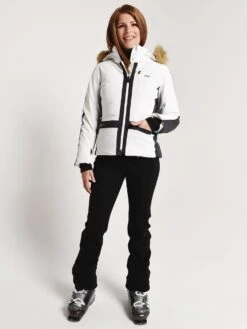 KJUS Women's Nuna Jacket -Standrews Links Officials Store ls15 e04 white blackalt1
