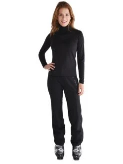 Kjus Women's Trace Halfzip Midlayer -Standrews Links Officials Store ls25 a06 blackmelangealt1