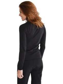 Kjus Women's Trace Halfzip Midlayer -Standrews Links Officials Store ls25 a06 blackmelangealt3