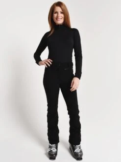 KJUS Women's Trace Half Zip -Standrews Links Officials Store ls25 e05 blackmelangealt1