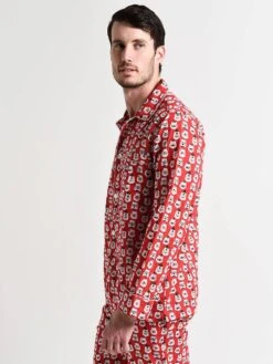 Roller Rabbit Men's Bearry Holiday Loungewear Set -Standrews Links Officials Store m lnst 001bearry redalt1