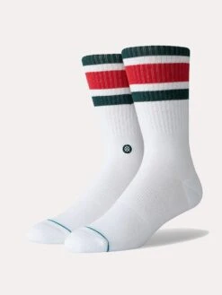 Stance Men's Boyd 4 Classic Crew Socks -Standrews Links Officials Store m556a18boy white red 0d539592 569c 4032 8ee5 cd3fda4cda0e
