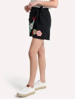 J. Marie Marta Skirt -Standrews Links Officials Store martaskirt black multiembroideryalt2