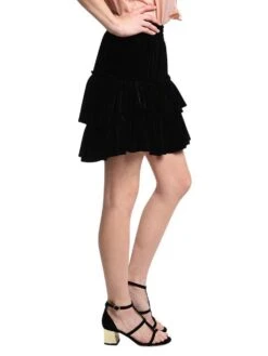 Misa Luiza Skirt -Standrews Links Officials Store mask6007 jetblackalt1