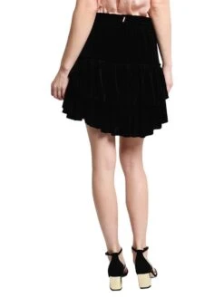 Misa Luiza Skirt -Standrews Links Officials Store mask6007 jetblackalt2