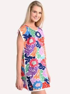 J. Marie Maya Dress -Standrews Links Officials Store mayadress white multiembalt2