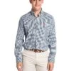 Peter Millar Men's Collegiate Check Performance Sport Shirt