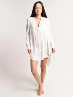 L Space Megan Cover Up -Standrews Links Officials Store megcv18 whitealt1