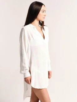 L Space Megan Cover Up -Standrews Links Officials Store megcv18 whitealt2