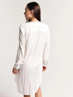 L Space Megan Cover Up -Standrews Links Officials Store megcv18 whitealt3