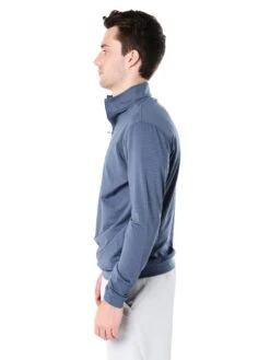 Peter Millar Men's Sugar Stripe Perth Performance Pullover 7 Peter Millar Men's Sugar Stripe Perth Performance Pullover -Standrews Links Officials Store mf16ek40e midnightalt1