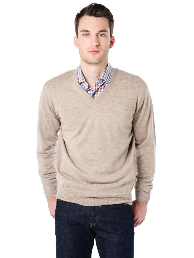 Peter Millar Men's Marino Wool V Neck Sweater 2 Peter Millar Men's Marino Wool V Neck Sweater - Image 2