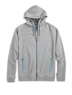 Peter Millar Men's Placid Full-Zip Hoodie -Standrews Links Officials Store mf17ek75 britishgreyalt2