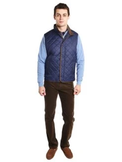 Peter Millar Essex Quilted Vest -Standrews Links Officials Store mf17z13 perfectnavyalt2