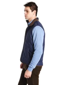 Peter Millar Essex Quilted Vest -Standrews Links Officials Store mf17z13 perfectnavyalt3