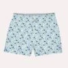 Peter Millar Reddington Printed Oyster Roast Stretch Jersey Boxer
