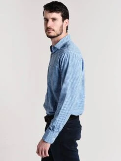 Peter Millar Hills Performance Cotton Touch Sport Shirt -Standrews Links Officials Store mf18ew70sl plazabluealt1