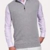 Peter Millar Tri Blend 1/4 Zip Vest