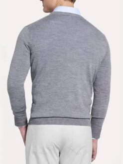 Peter Millar Crown Soft Sweater -Standrews Links Officials Store mf18s42 britishgreyalt1