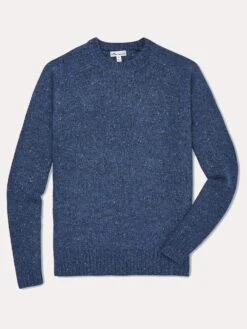 Peter Millar Crown Vintage Saddle Shoulder Crew -Standrews Links Officials Store mf18s97 atlanticbluealt2