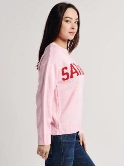 English Weekday Motif Sweatshirt -Standrews Links Officials Store mk536t candypinkalt2