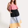 English Factory Color Blocked Maxi Dress