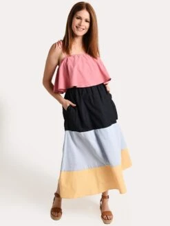 English Factory Color Blocked Maxi Dress 5 English Factory Color Blocked Maxi Dress -Standrews Links Officials Store mk798d multi b399f3e6 cab6 45ef bb59 ff36b47b7d7d