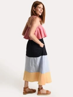 English Factory Color Blocked Maxi Dress 6 English Factory Color Blocked Maxi Dress -Standrews Links Officials Store mk798d multialt1