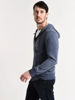 Faherty Brand French Terry Zip Hoodie 7 Faherty Brand French Terry Zip Hoodie -Standrews Links Officials Store mkc0004 navyalt1