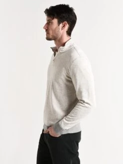 Faherty Brand French Terry Pullover -Standrews Links Officials Store mkc0073 athleticgreyalt1