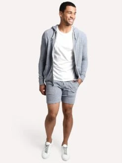 Faherty Brand Men's Towel Terry Hoodie -Standrews Links Officials Store mks1940 bluealt3