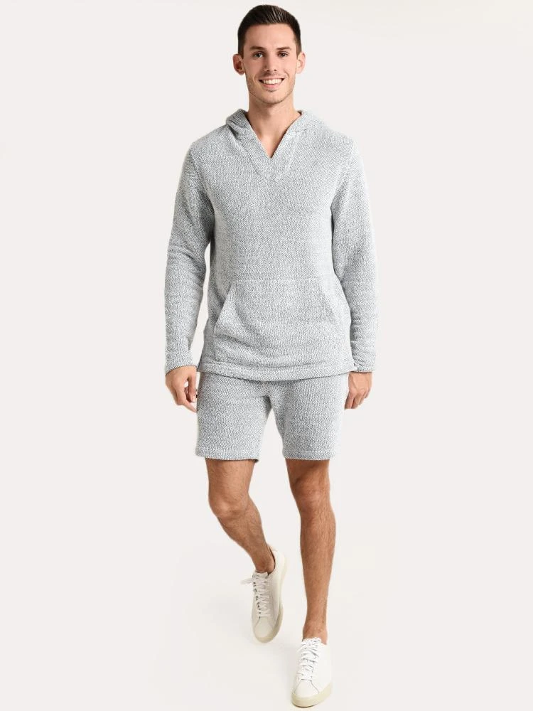 Faherty Brand Backloop Jacquard Hoodie Poncho 5 Faherty Brand Backloop Jacquard Hoodie Poncho - Image 5